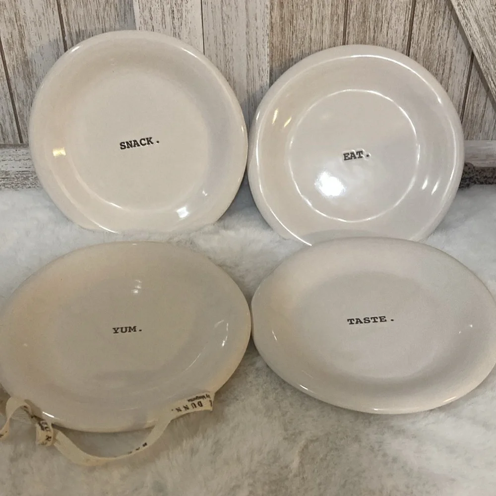 Rae Dunn Appetizer Plates